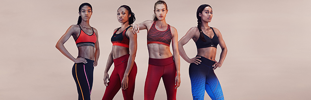 nike pro bra collection